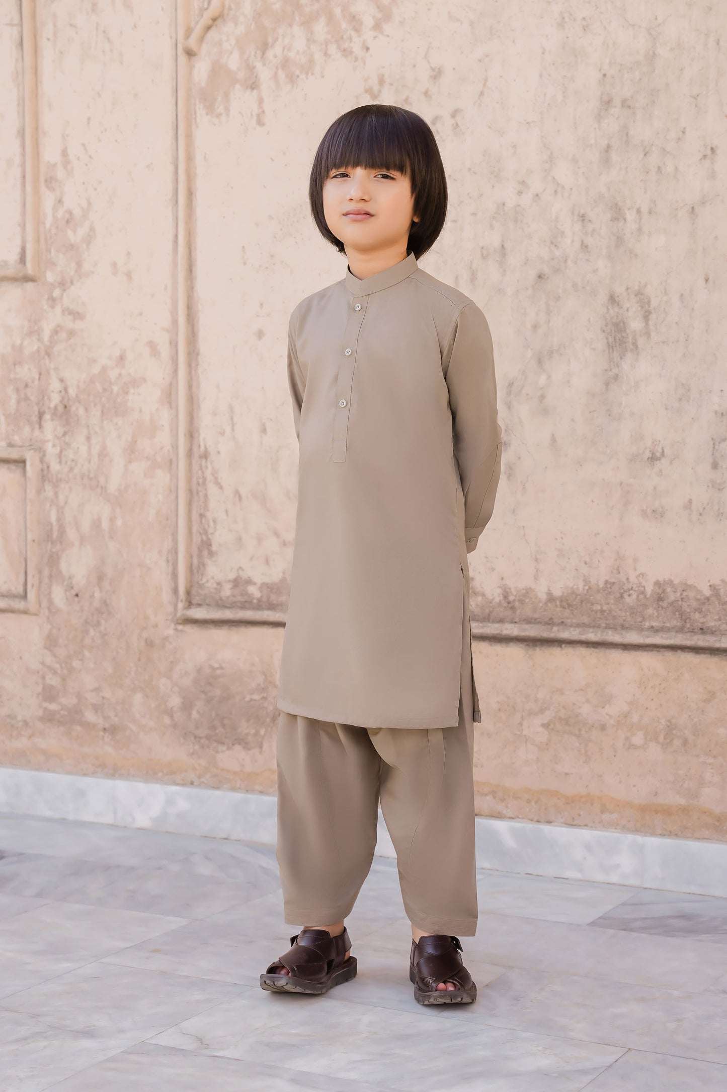 SHALWAR KAMEEZ FOR KIDS | TEDDY BROWN