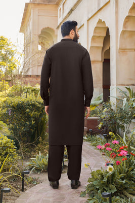 SHALWAR KAMEEZ FOR MEN | VALVET BROWN