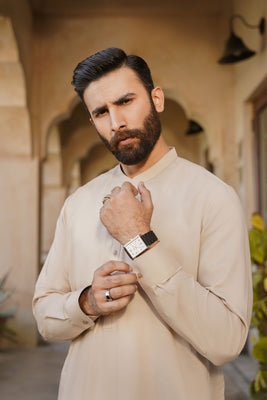 SHALWAR KAMEEZ FOR MEN | TAUPE BROWN