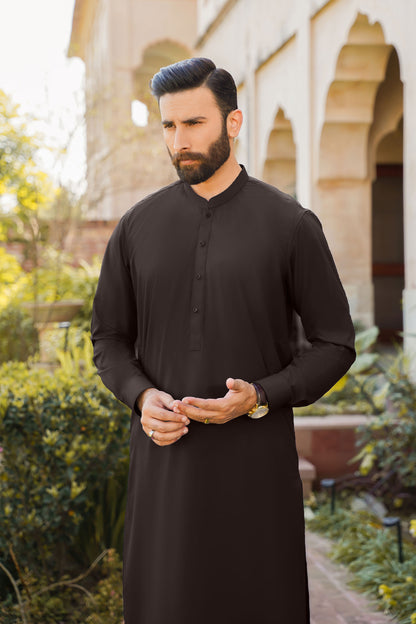 SHALWAR KAMEEZ FOR MEN | VALVET BROWN