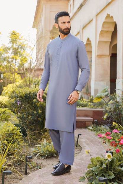 SHALWAR KAMEEZ FOR MEN | STEEL GREY