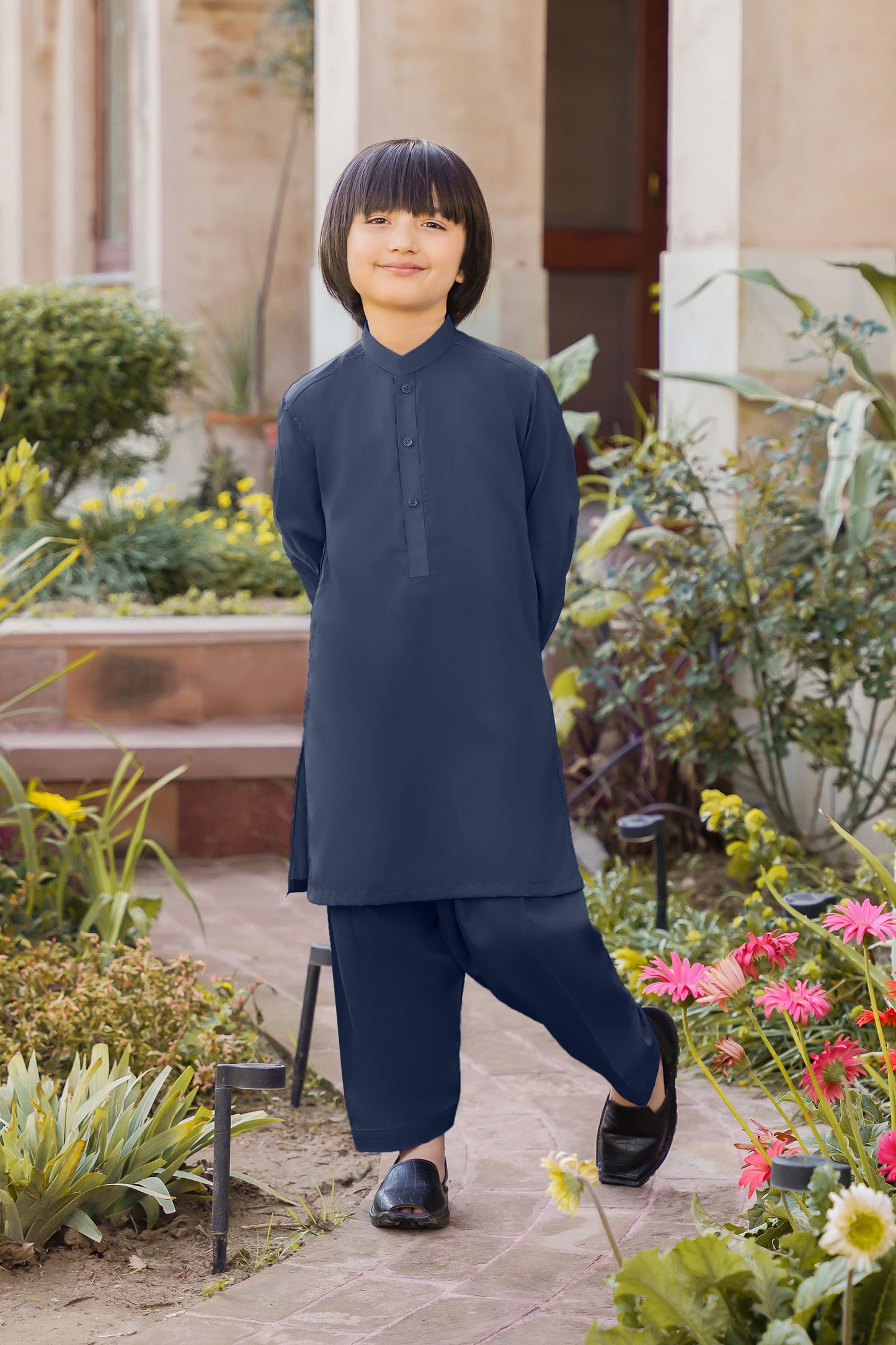 SHALWAR KAMEEZ FOR KIDS | BERRY BLUE