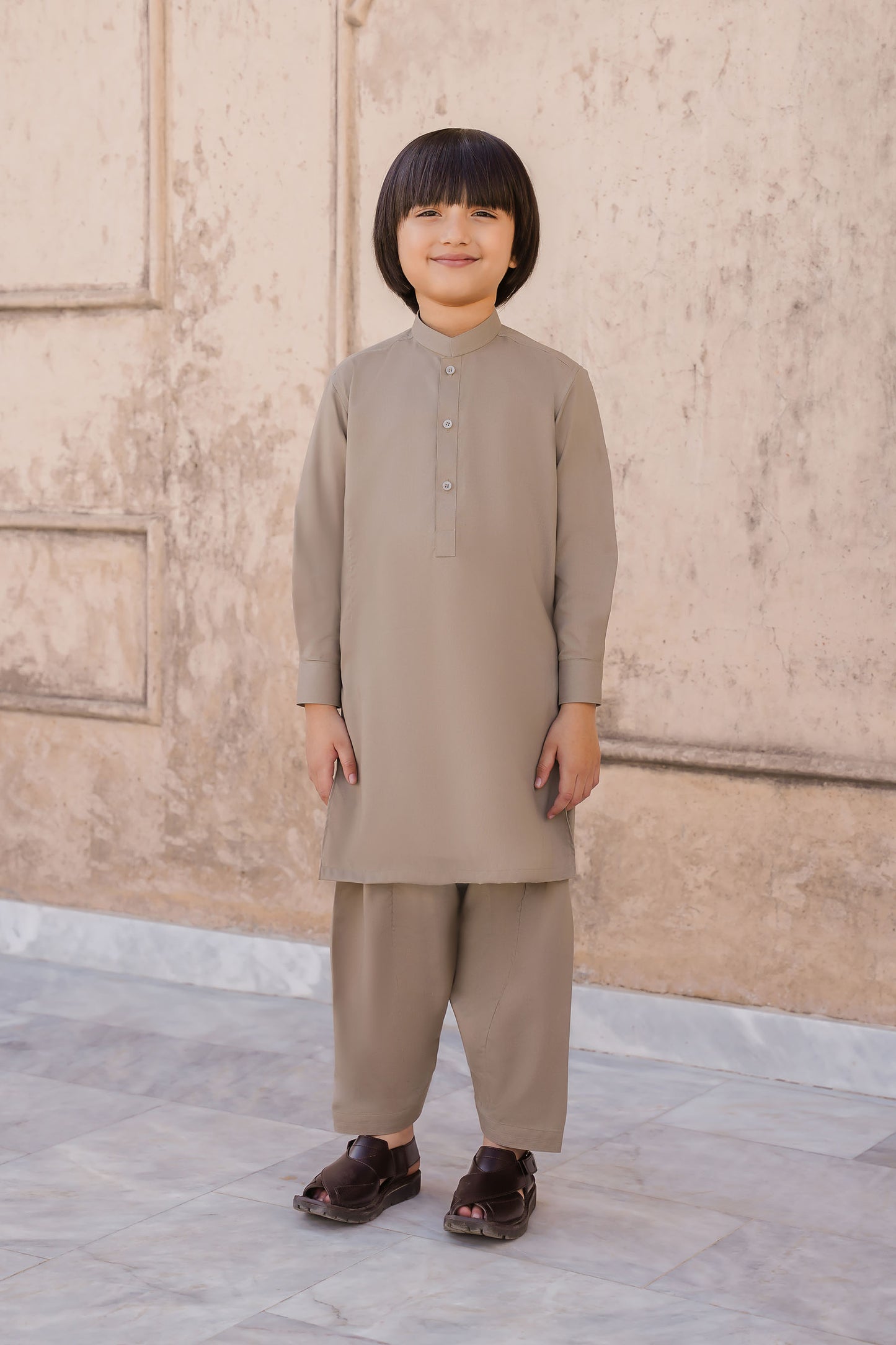 SHALWAR KAMEEZ FOR KIDS | TEDDY BROWN