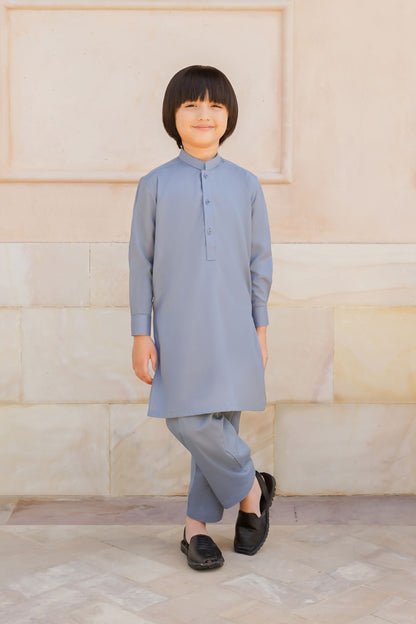 SHALWAR KAMEEZ FOR KIDS | PEBBLE GREY
