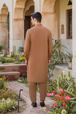 SHALWAR KAMEEZ FOR MEN | COFFEE BROWN