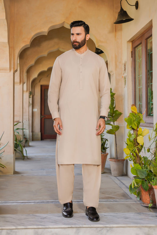 SHALWAR KAMEEZ FOR MEN | TAUPE BROWN 1800