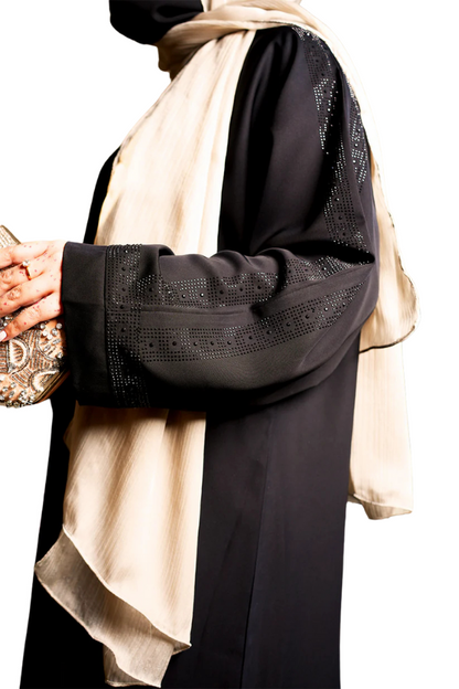 Front Open Button-up Abaya