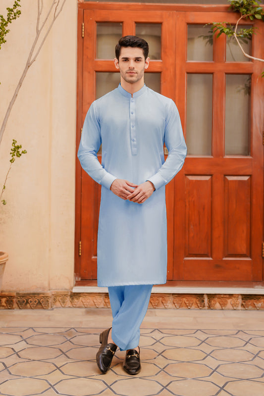 SHALWAR KAMEEZ FOR MEN | SKY BLUE 2400