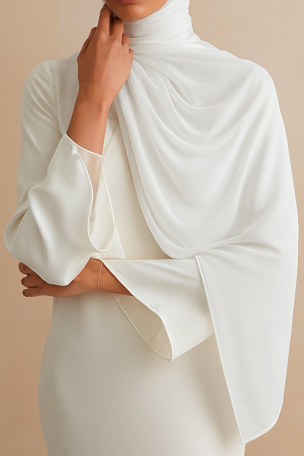 Hijab Chiffon | White