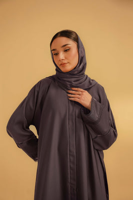 Basic Pleat Abaya | Lavender