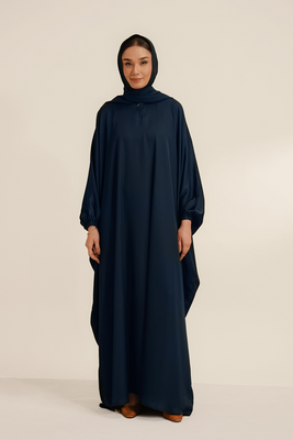 Kaftan Abaya Set | Navy
