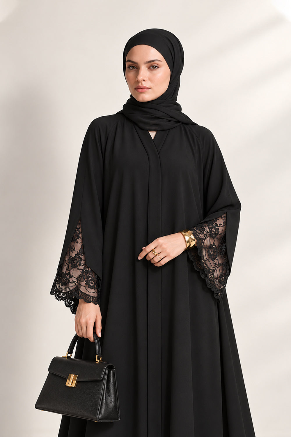 The Lace Cuff Abaya
