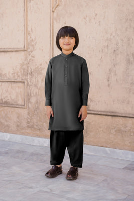 SHALWAR KAMEEZ FOR KIDS | JET BLACK