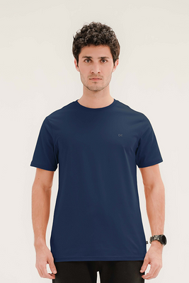 Men - Basic Navy Blue T-Shirt