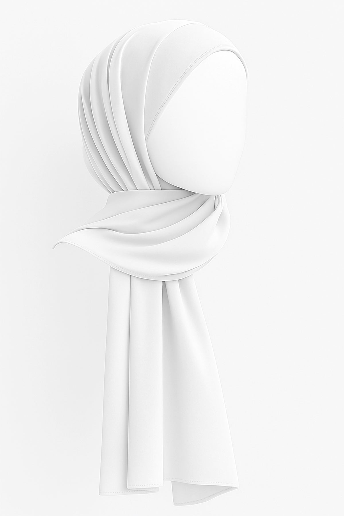 Hijab Chiffon | White
