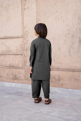 SHALWAR KAMEEZ FOR KIDS | JET BLACK