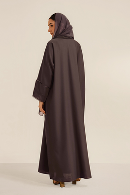 Basic Pleat Abaya Set | Lavender