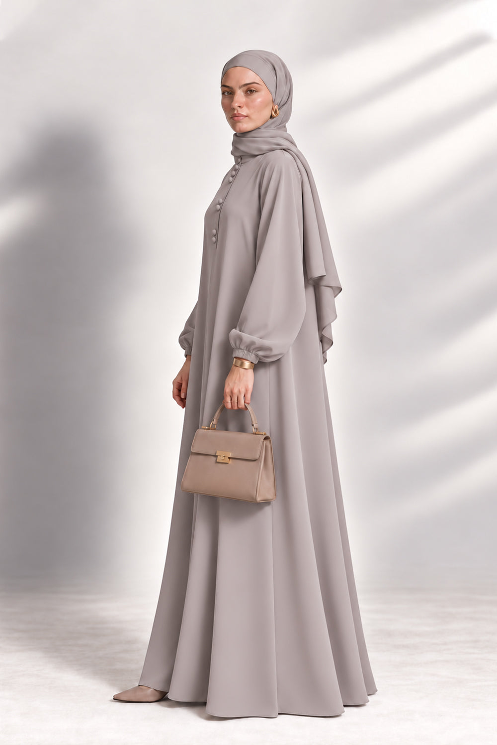 The Mandarin Collar Abaya
