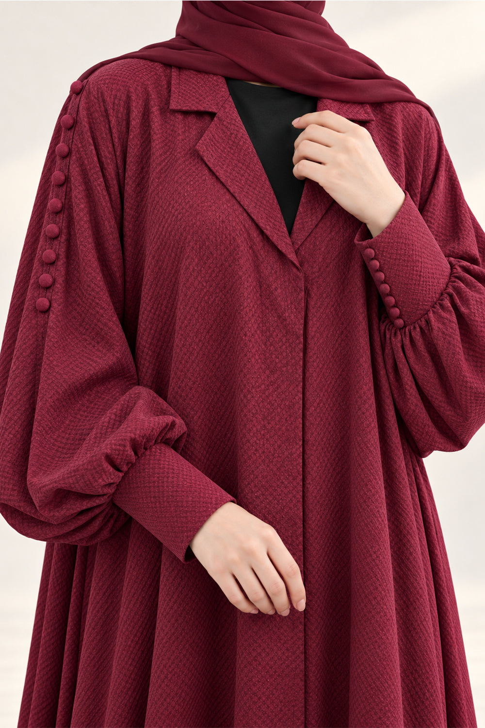 The Mulberry Lapel Abaya