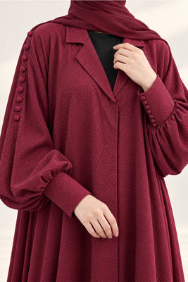The Mulberry Lapel Abaya