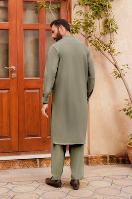 SHALWAR KAMEEZ FOR MEN | SAGE GREEN