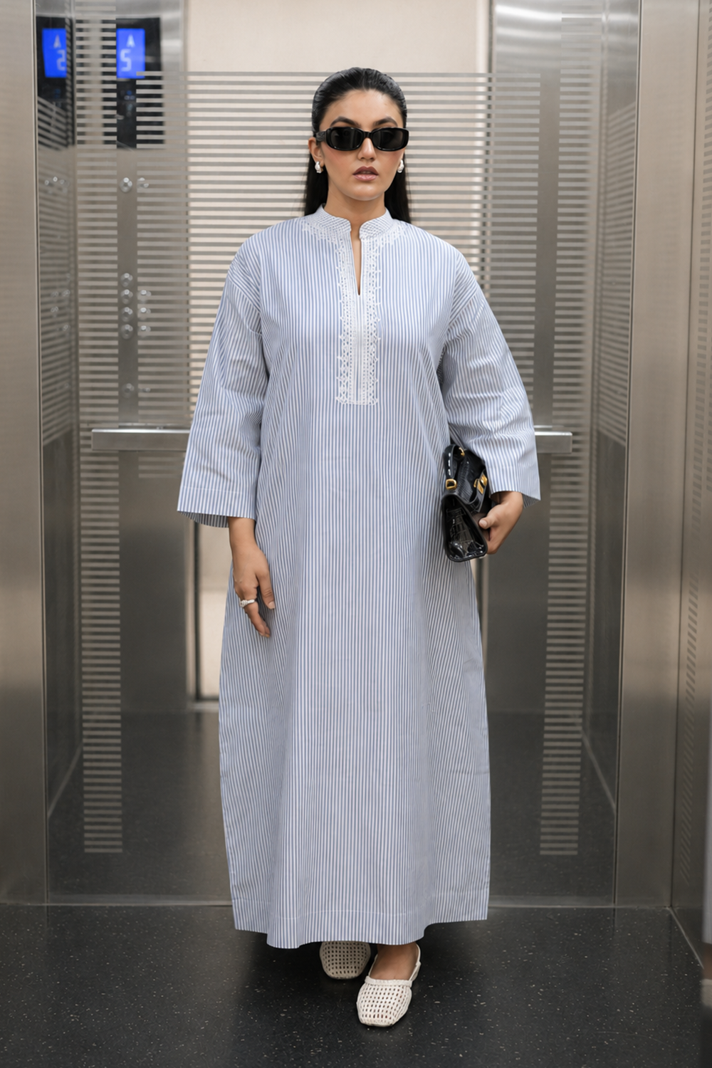 Cabana Striped Kaftan