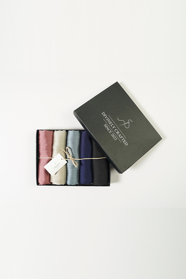 Silk Hijab - Bundle of Five