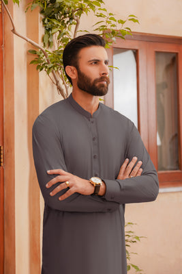 SHALWAR KAMEEZ FOR MEN | TAUPE GREY