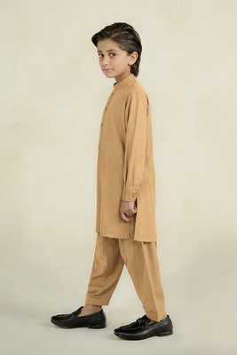 Boys - Shalwar Kameez | Camel Brown