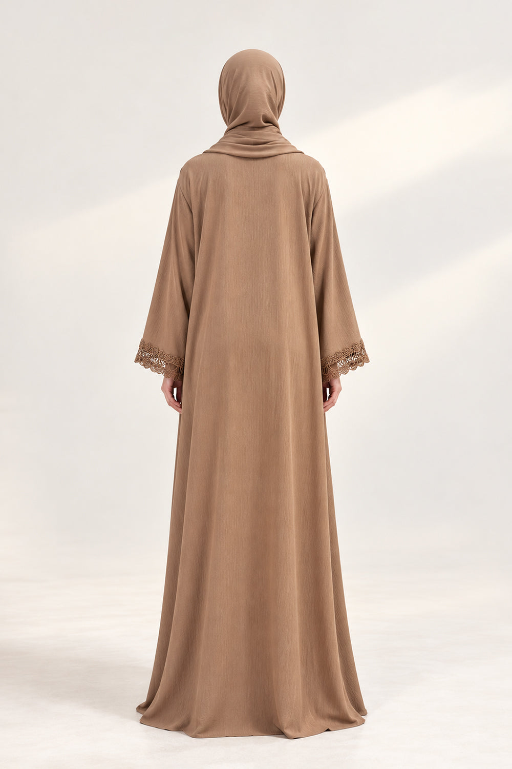 The Caramel Crochet Abaya