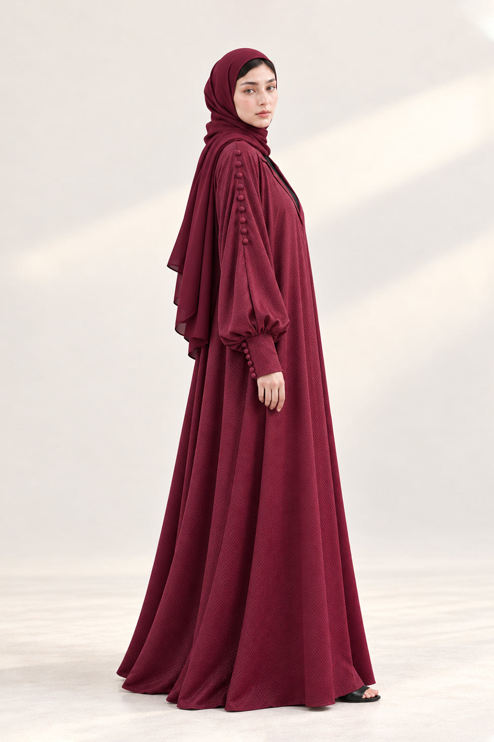 The Mulberry Lapel Abaya