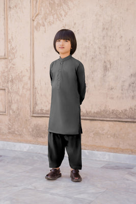 SHALWAR KAMEEZ FOR KIDS | JET BLACK