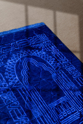 Prayer Mat Pure Elegance | Blue | Cushioned