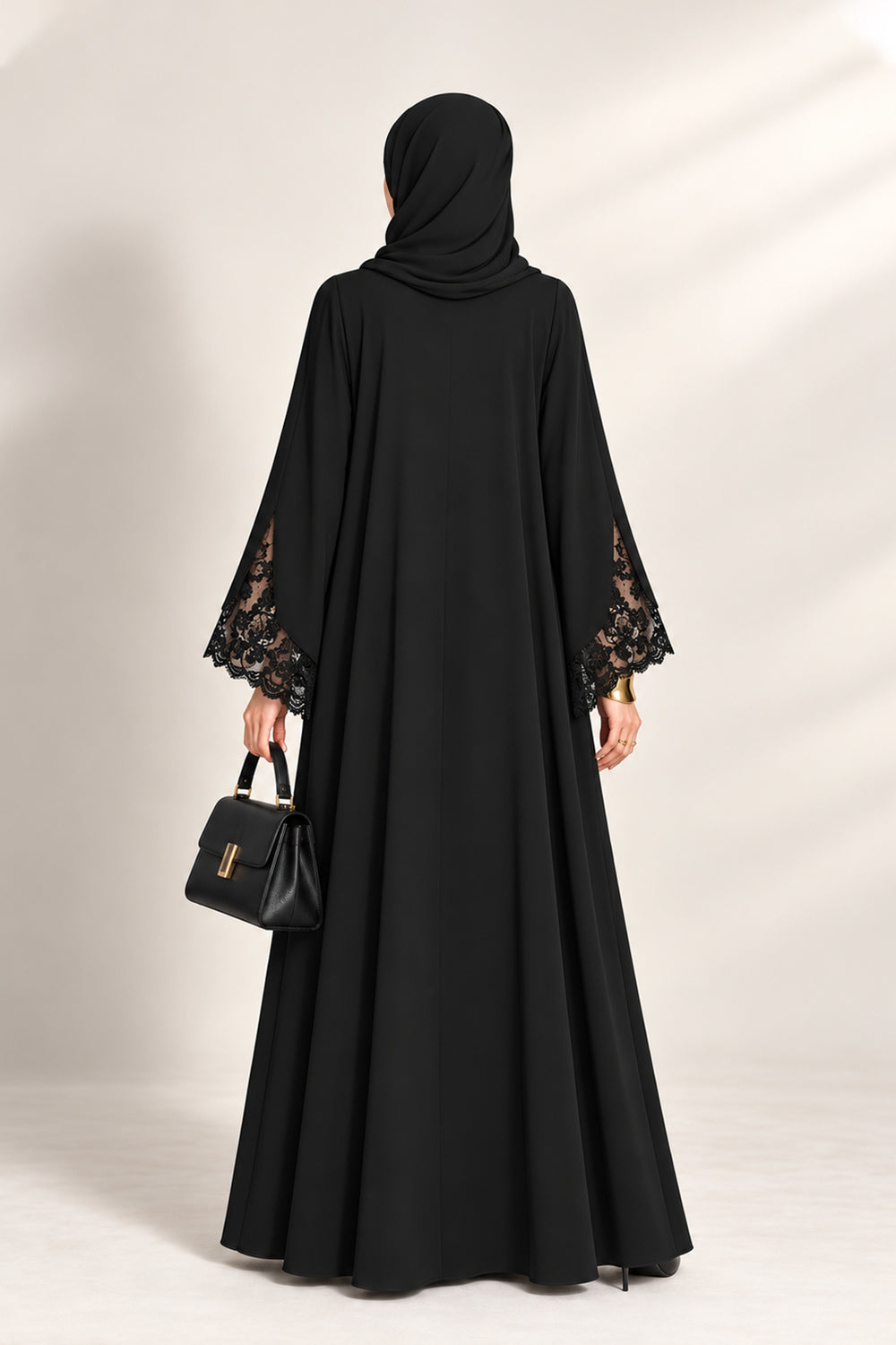 The Lace Cuff Abaya