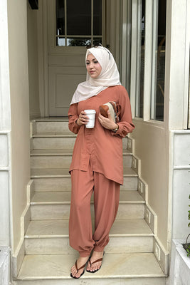 Deep Coral — Co-ord Set