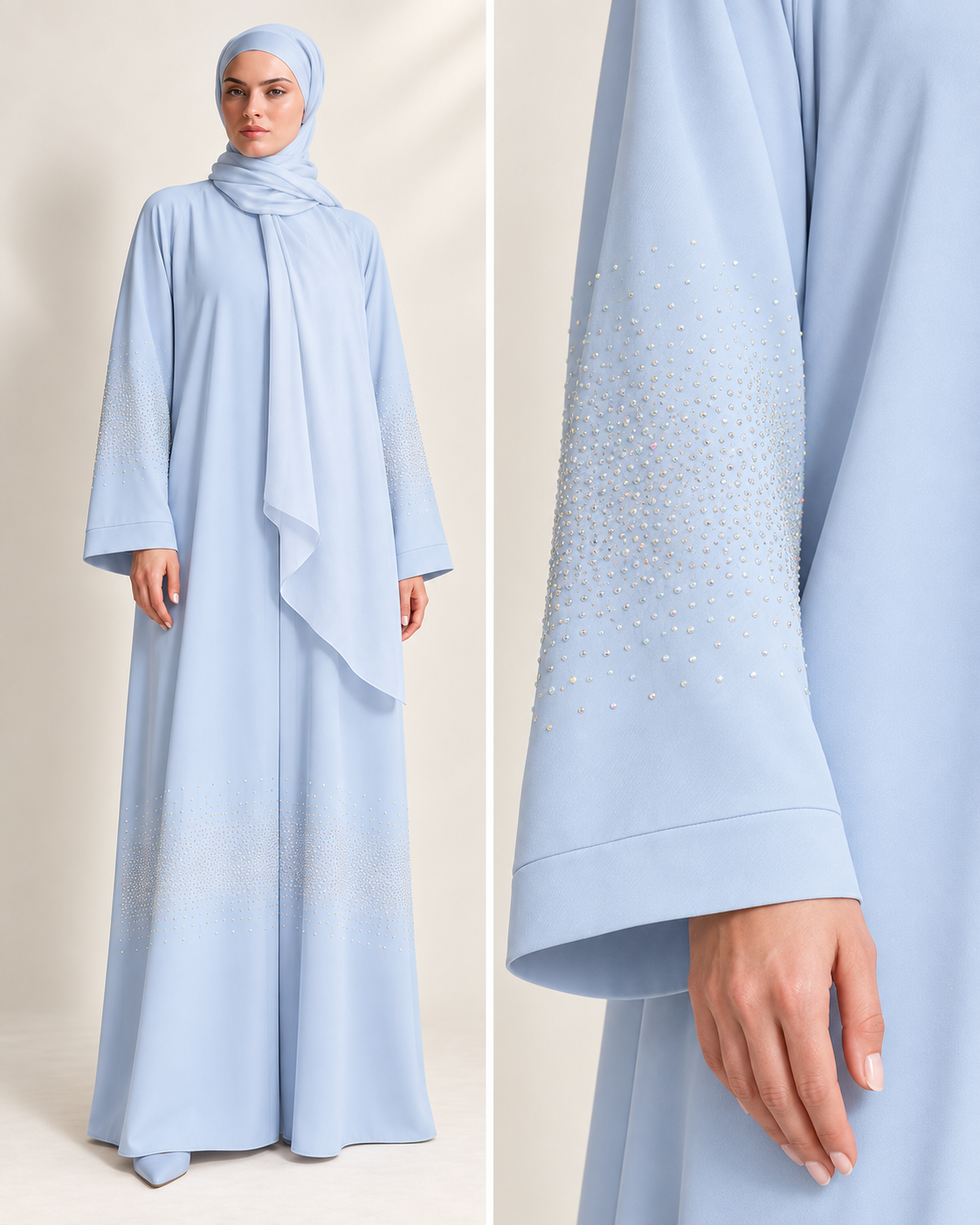 The Powder Blue Abaya