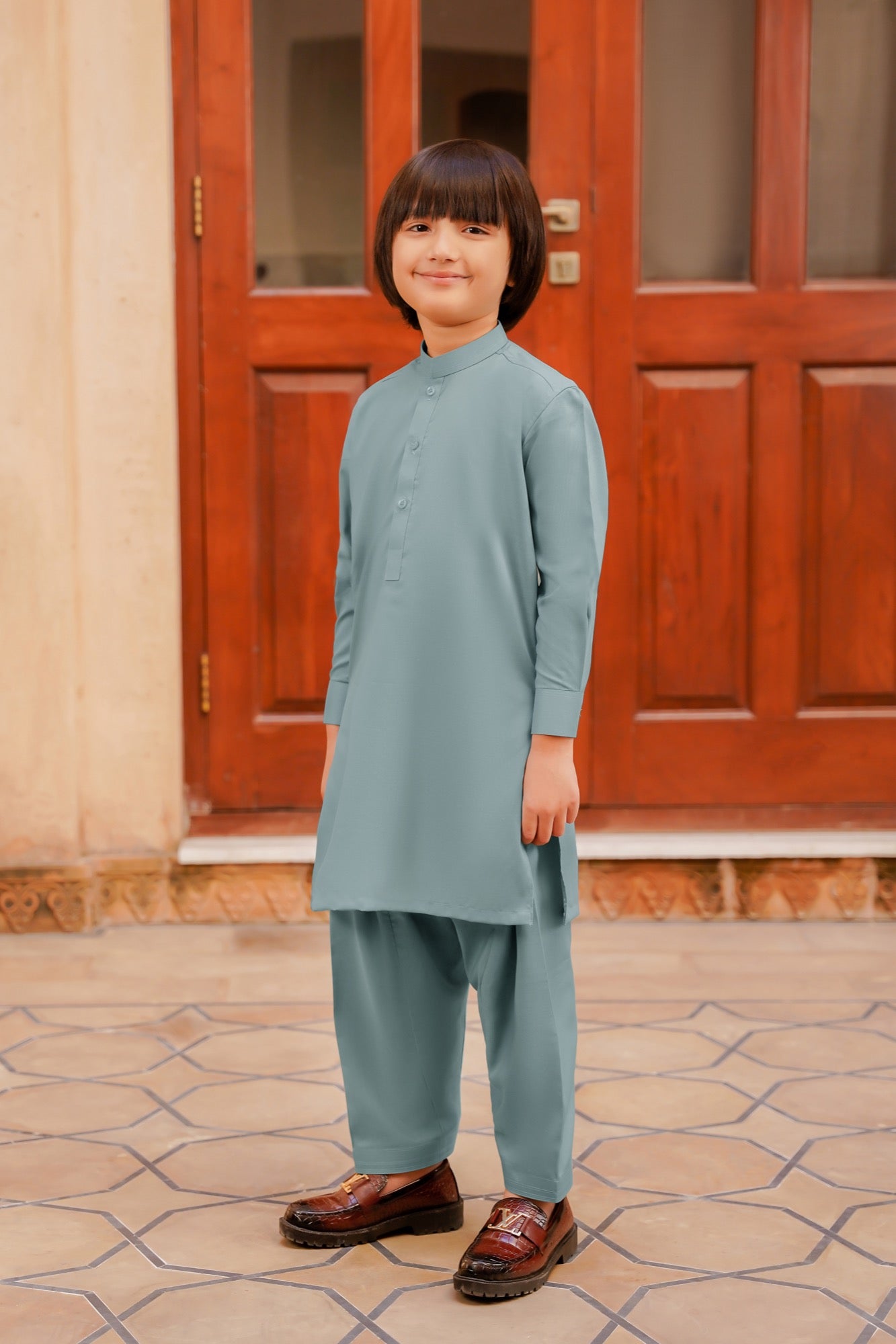SHALWAR KAMEEZ FOR KIDS | POWDER BLUE