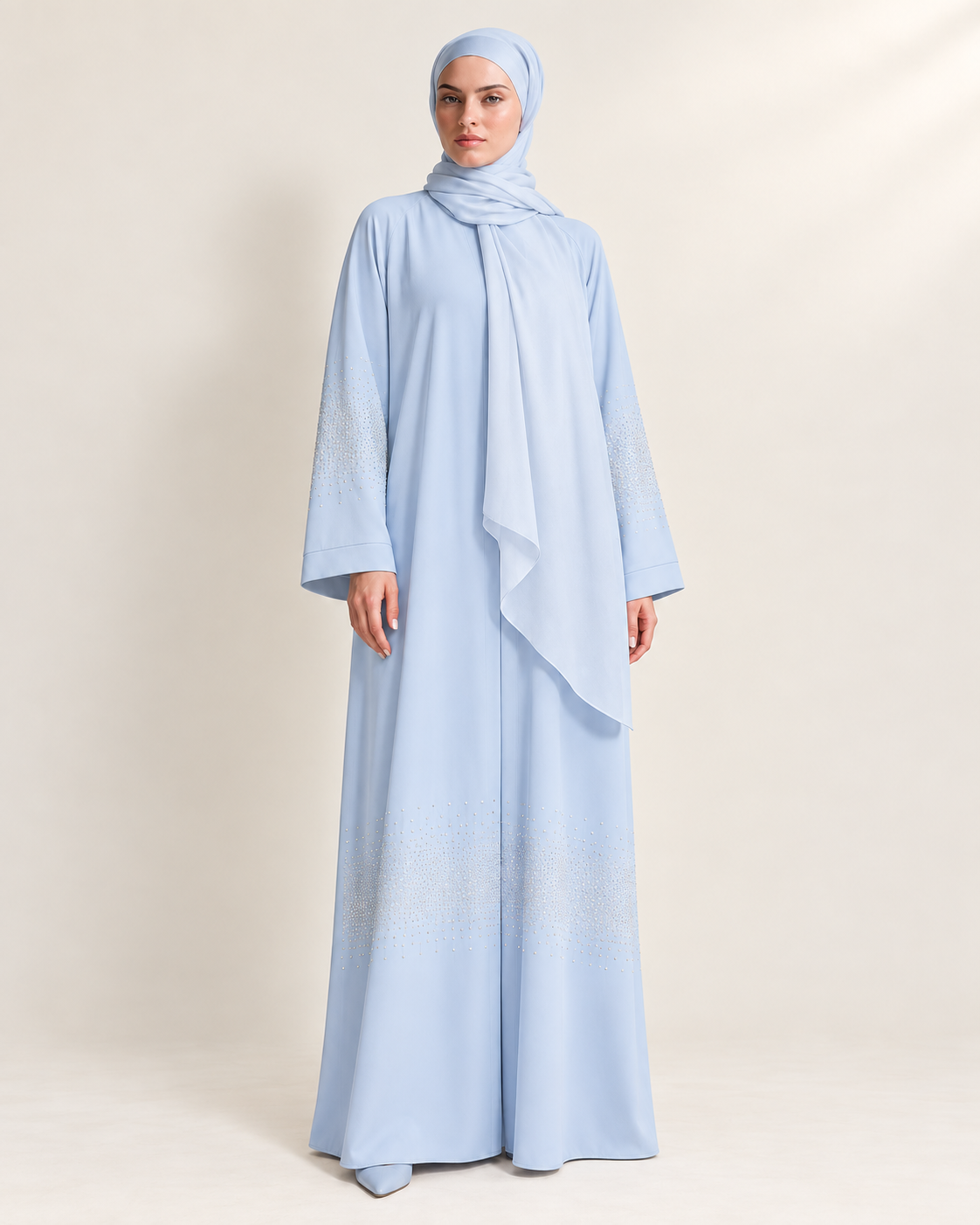 The Powder Blue Abaya