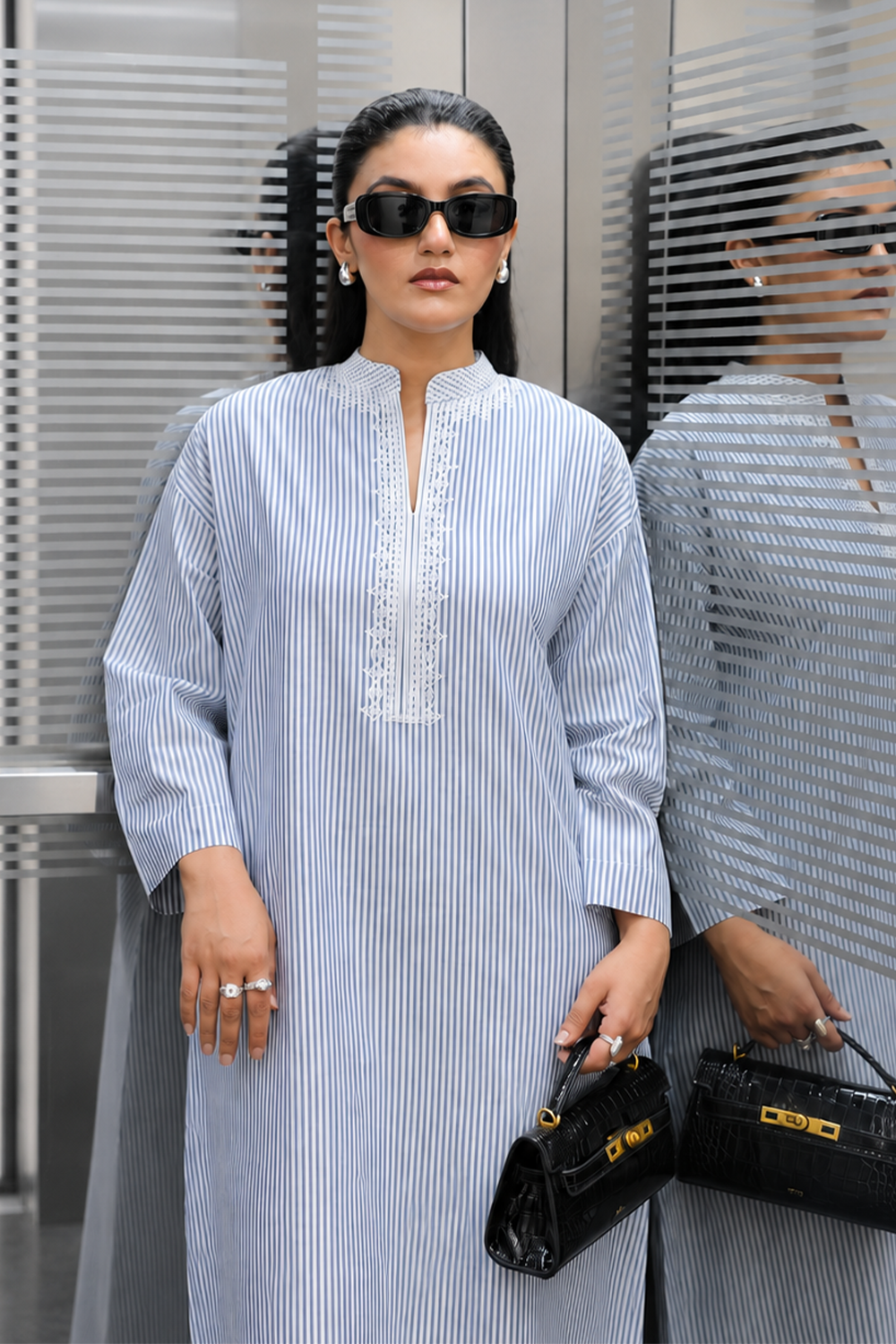 Cabana Striped Kaftan
