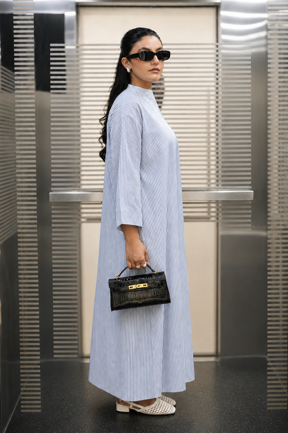 Cabana Striped Kaftan
