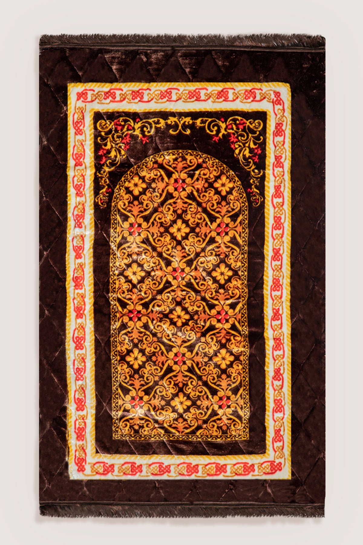 Prayer Mat Graceful Hues | Brown | Cushioned