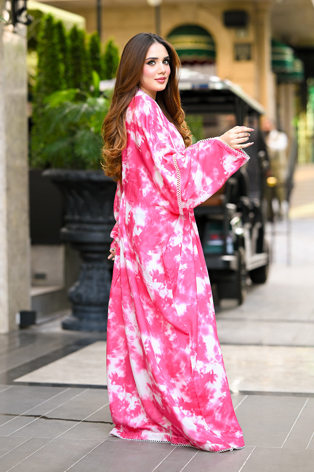 Pink Cloud Kaftan