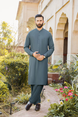 SHALWAR KAMEEZ FOR MEN | ALPINE GREEN