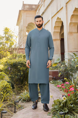 SHALWAR KAMEEZ FOR MEN | ALPINE GREEN