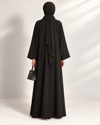 The Black Halo Abaya