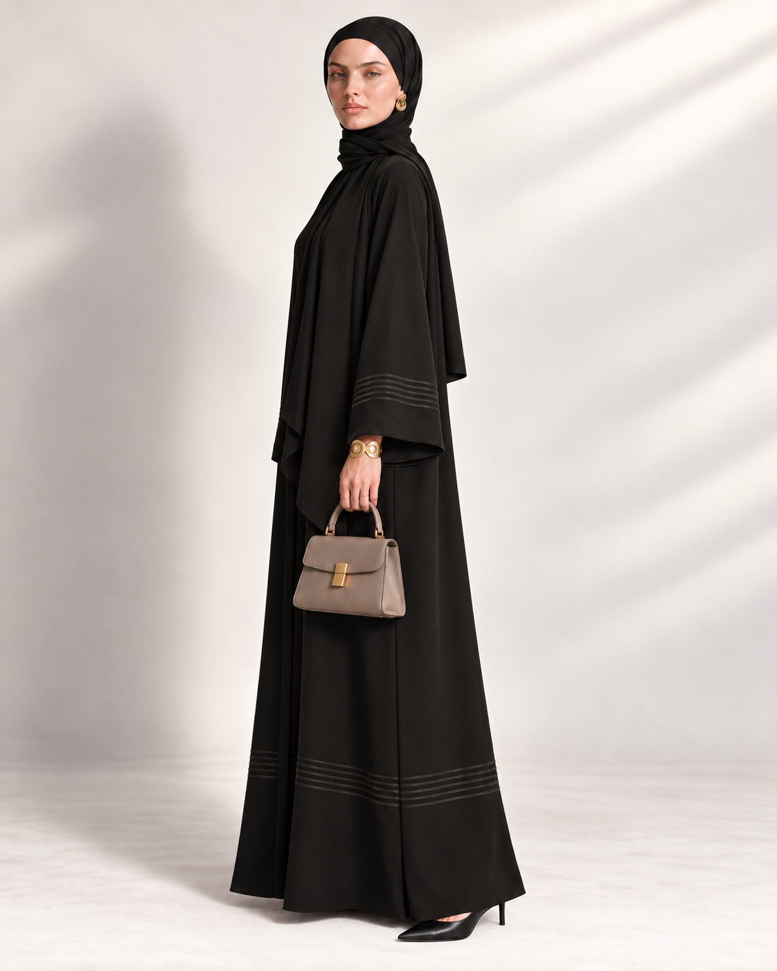 The Vertical Line Abaya