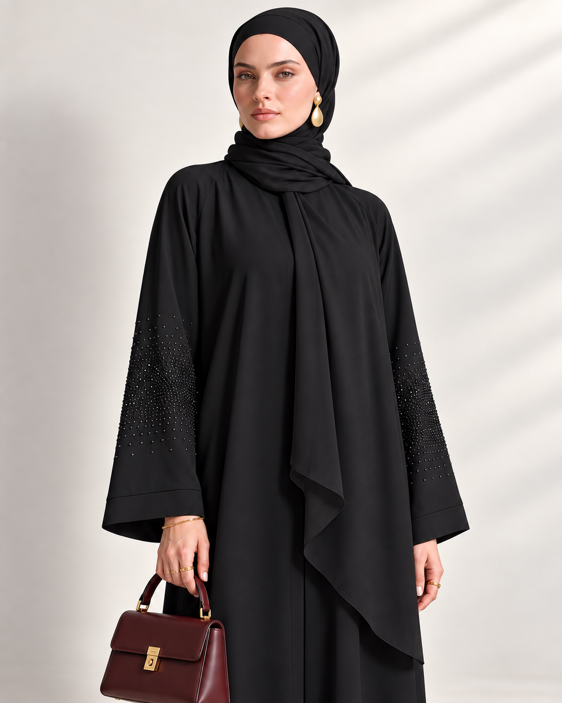 The Onyx Stardust Abaya