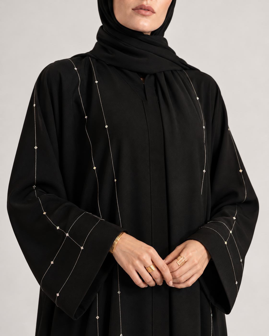 The Starlit Hareer  Abaya