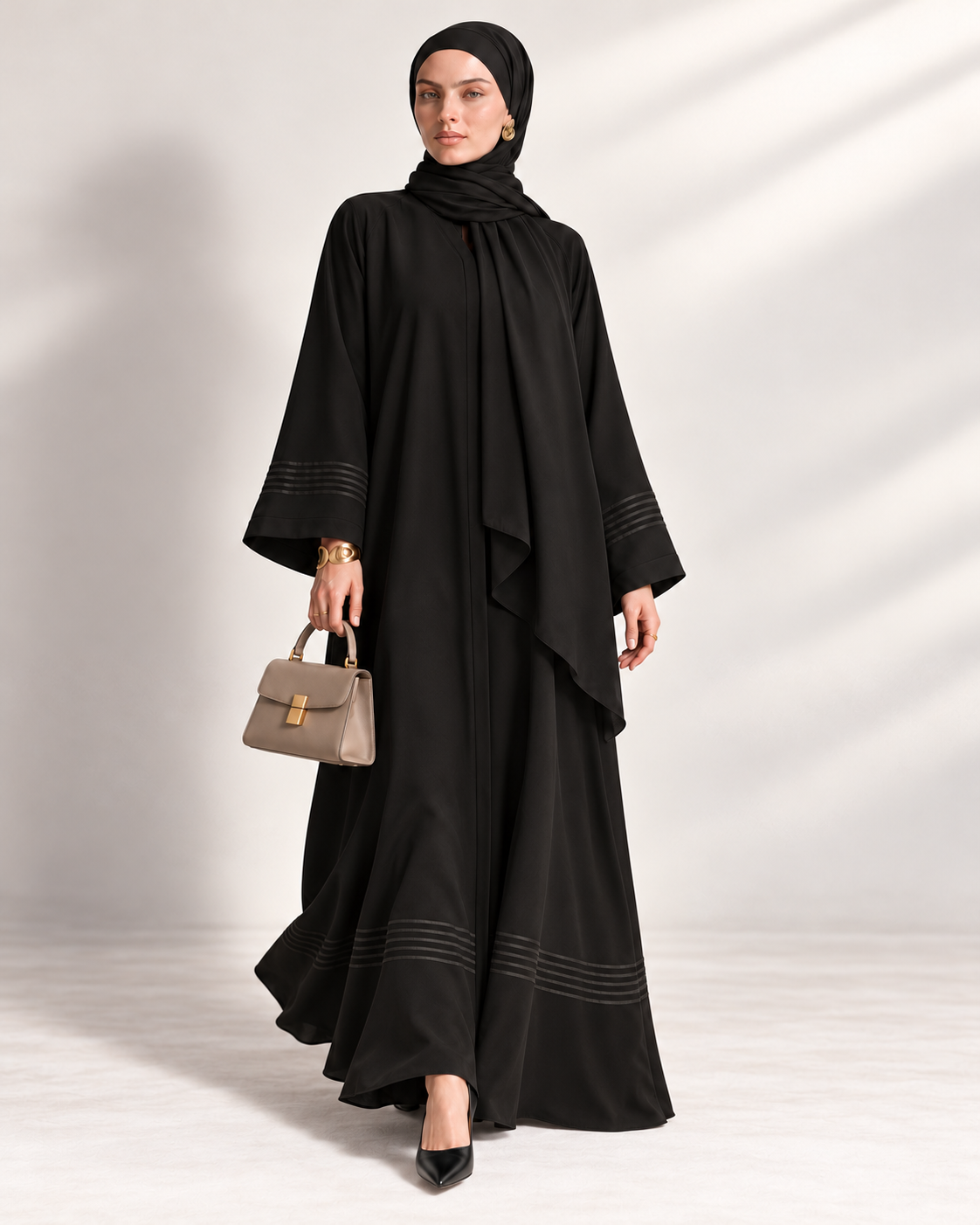 The Vertical Line Abaya