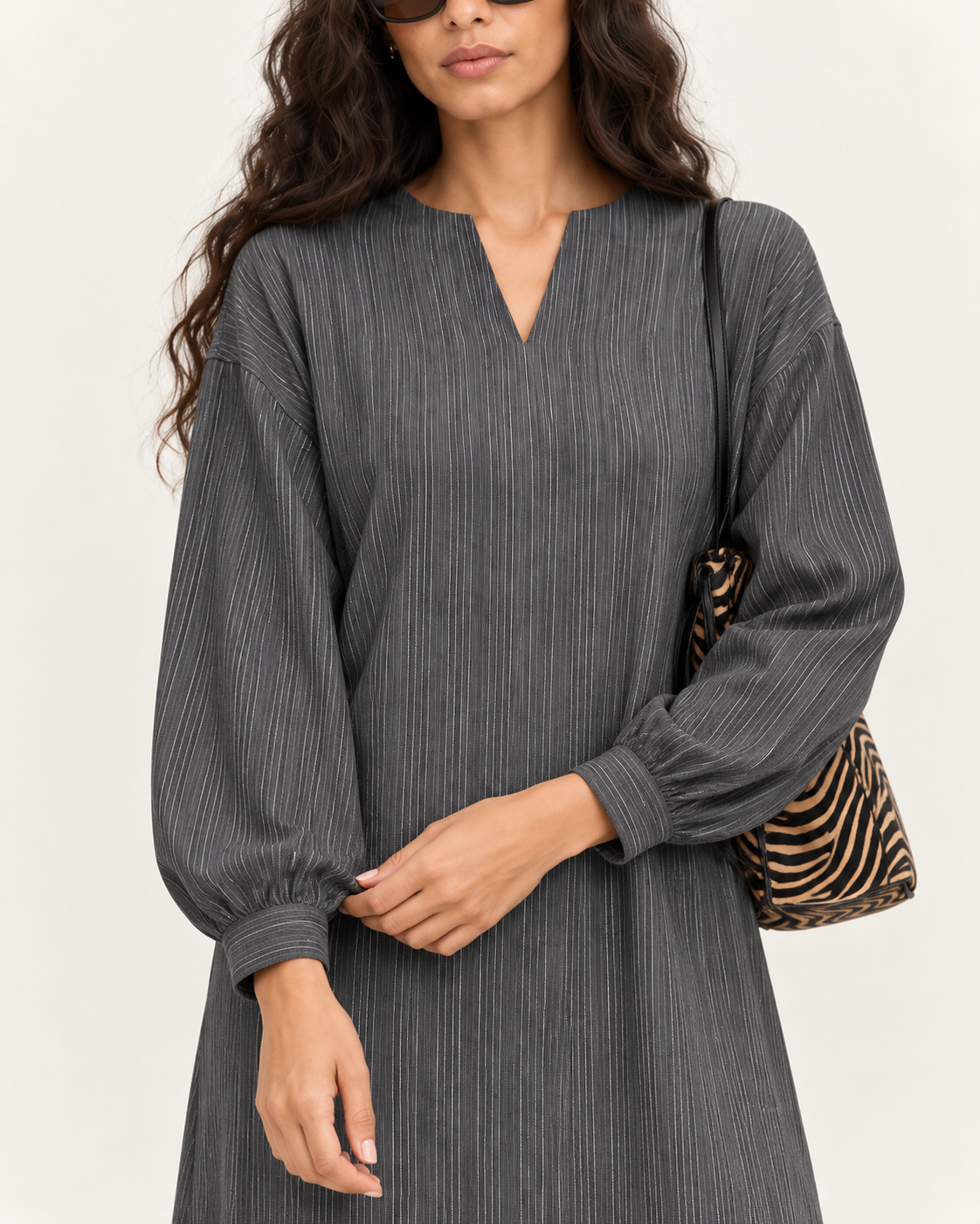 Ticking Striped Dress